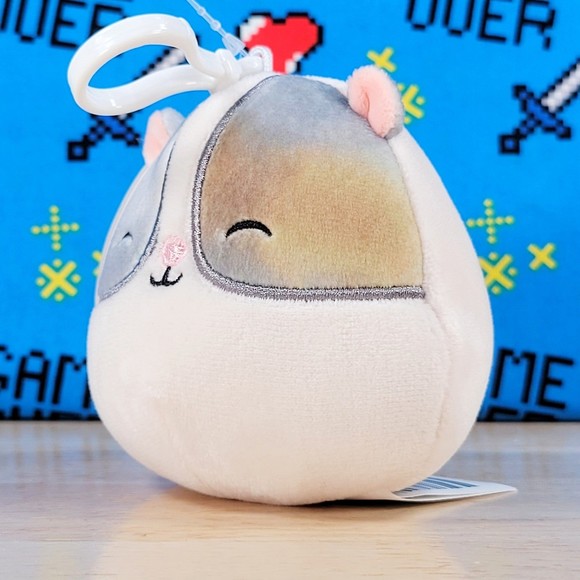 Squishmallow Pax the Hamster 3.5" Clip UltraSoft Stuffed Animal Toy Plush NWT - Picture 6 of 11